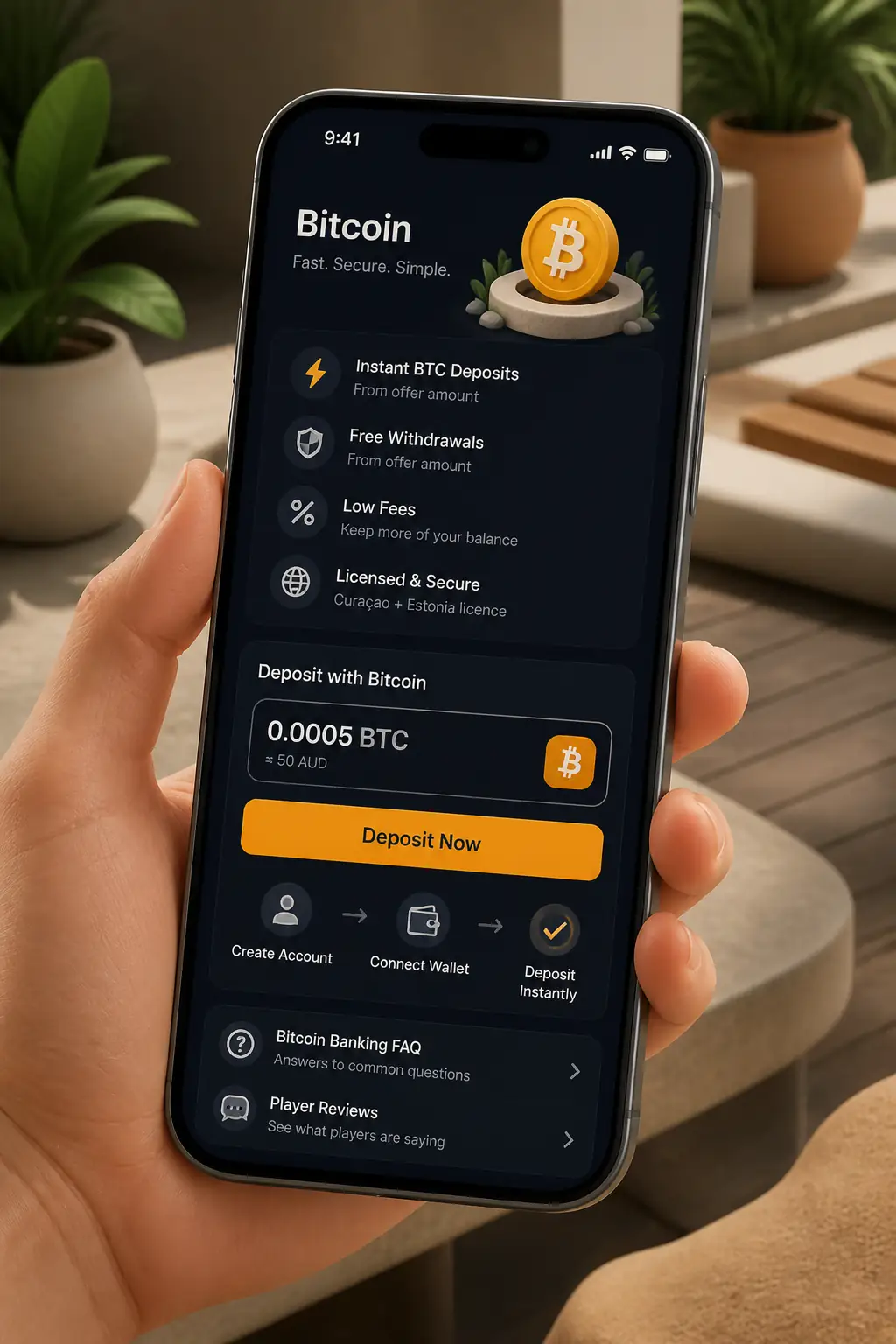 7bit Bitcoin Casino — Instant BTC Deposits & Payouts visual guide for 7bit Casino